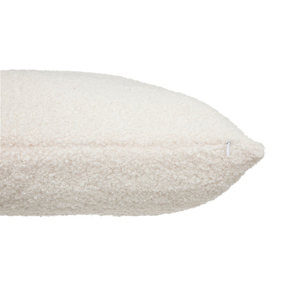 COUSSIN FOURRURE BOUCLETTE BLANCHE JAIKO IVOIRE 40X40